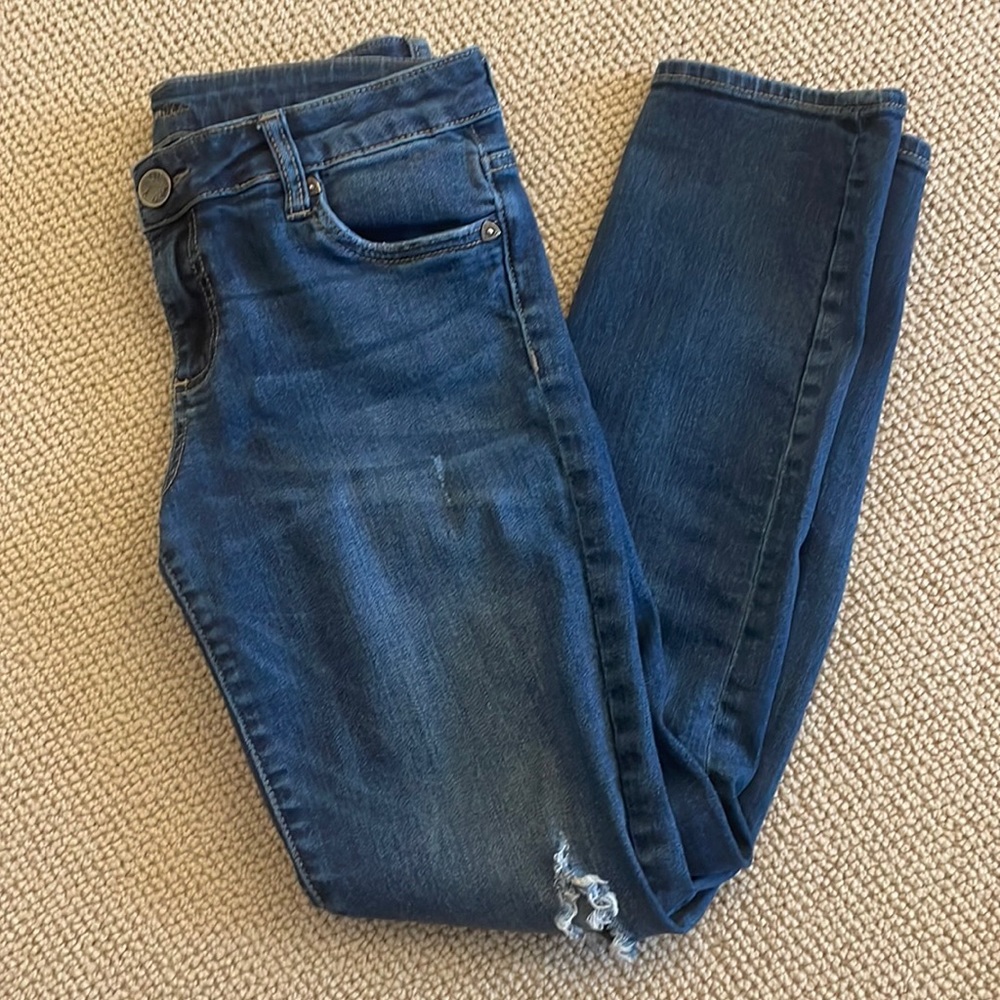 Kut from the Kloth - Straight Leg Deep Blue Jeans - Sz 4